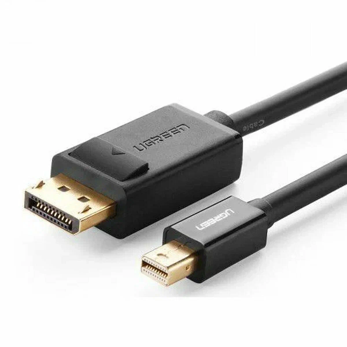 10477 Кабель Ugreen MD105 MiniDisplayPort-DisplayPort, DP v.1.2(4K60Hz), цвет - чёрный, длина - 1,5м