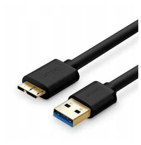 10840 Кабель UGREEN US130 USB 3.0 A Male to Micro USB 3.0 Male Cable. Длина: 0,5 м. Цвет: черный