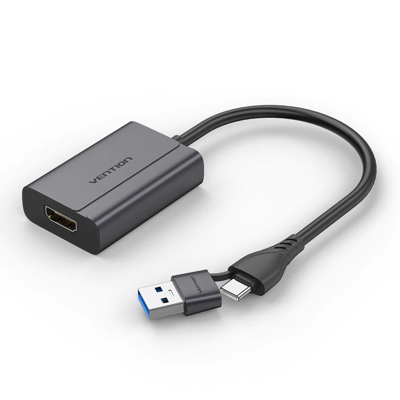 ACYHB Конвертор Vention USB-C / USB-A to HDMI, длина: 0.15м, цвет: черный от prem.by 