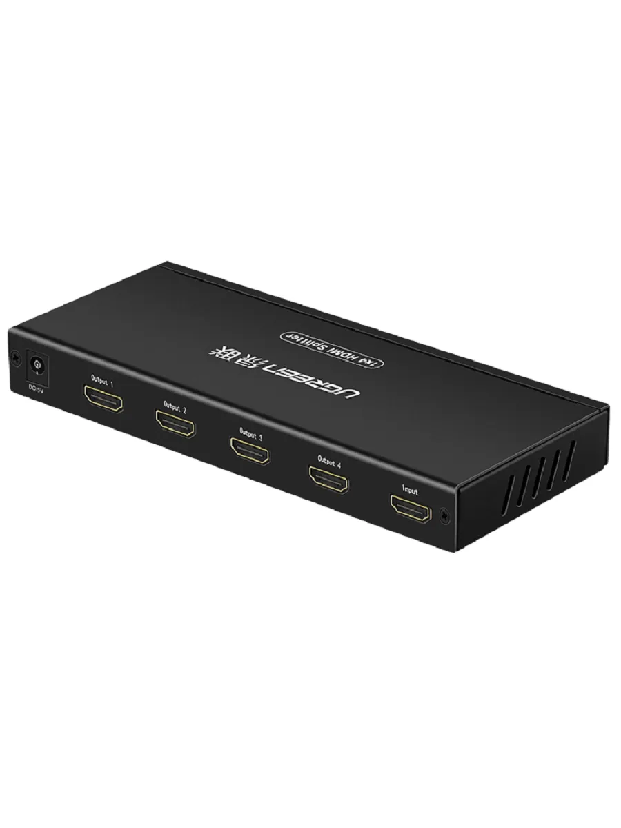40202EU Разветвитель UGREEN HDMI Splitter 1 In 4 Out EU. Цвет: черный