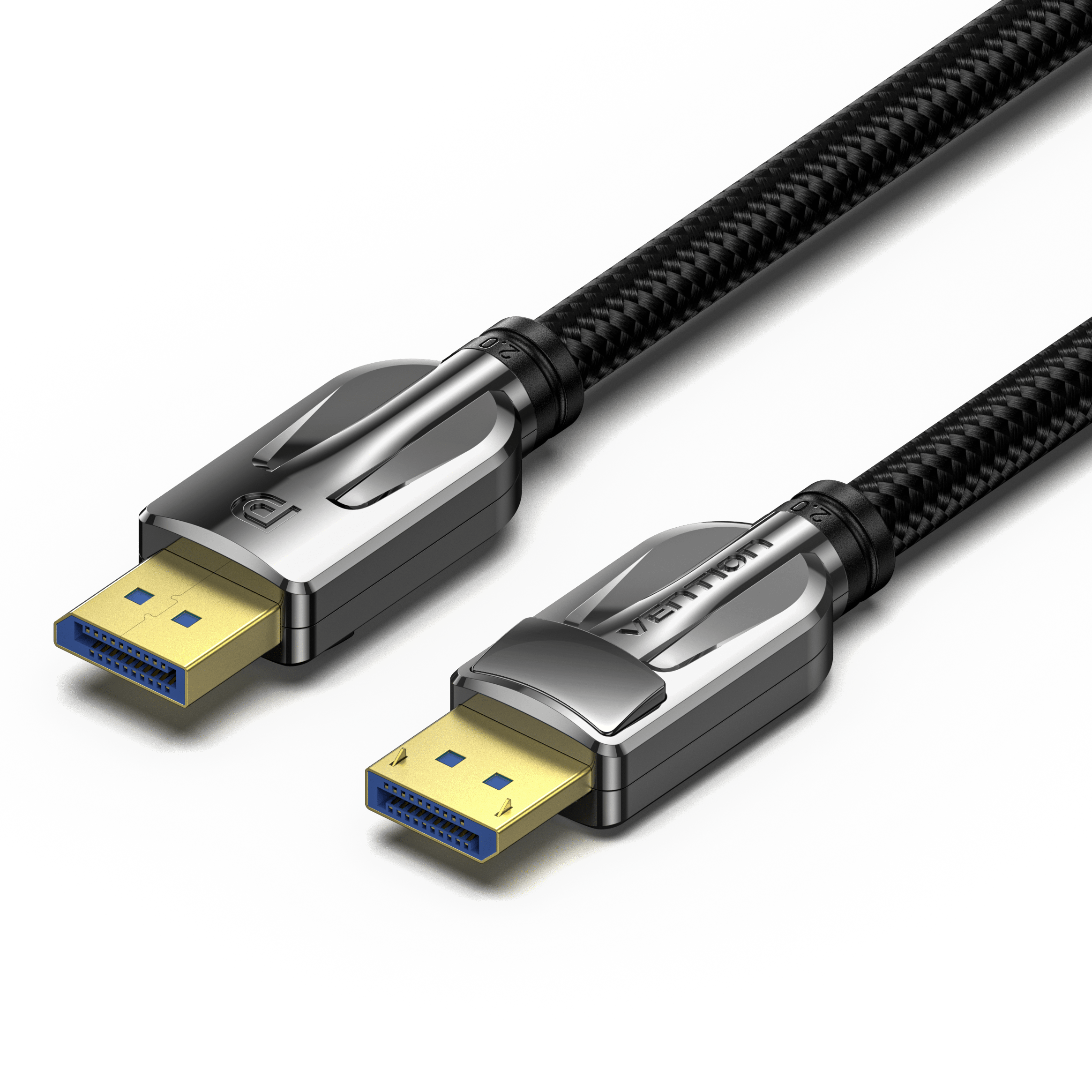 HGABG Кабель DP v2.0 10K 60Hz Vention длина: 1.5м, цвет: черный