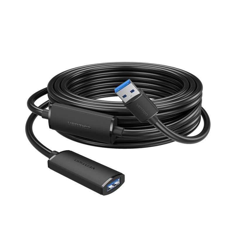 CBMBL USB 3.0 Type-A Male to Type-A Female Active Extension Cable 10M Black