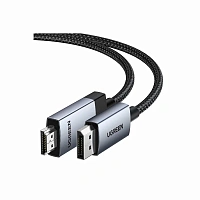 25491 Кабель UGREEN DP119 DP to HDMI 4K Cable. Длина: 3м. Цвет: черно-серебристый