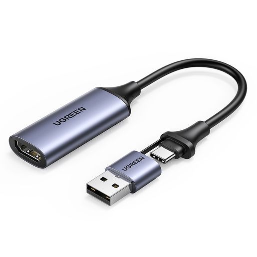 40189 Конвертор сигнала Ugreen CM489 USB-A/Type-C в HDMI 1080P от prem.by 