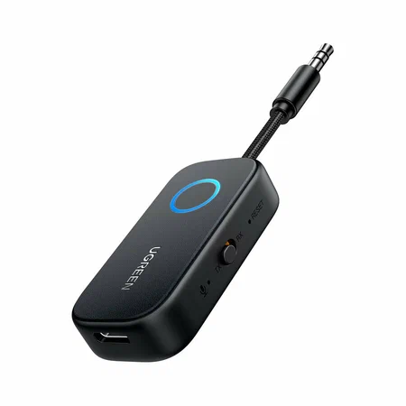 35222 Адаптер Bluetooth приемник/передатчик UGREEN CM672 Bluetooth Audio Transmitter&Receiver. Цвет: серый