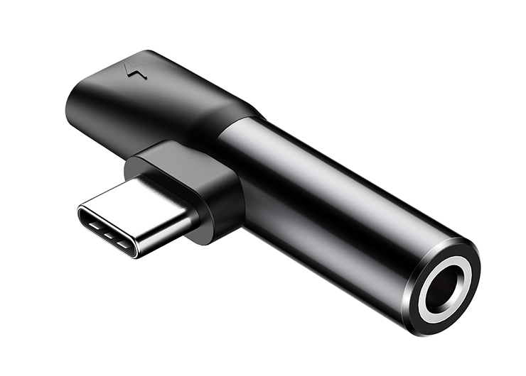 CATL41-01 Адаптер Baseus USB-C - 3.5mm аудио (папа-мама) цвет: черный от prem.by 