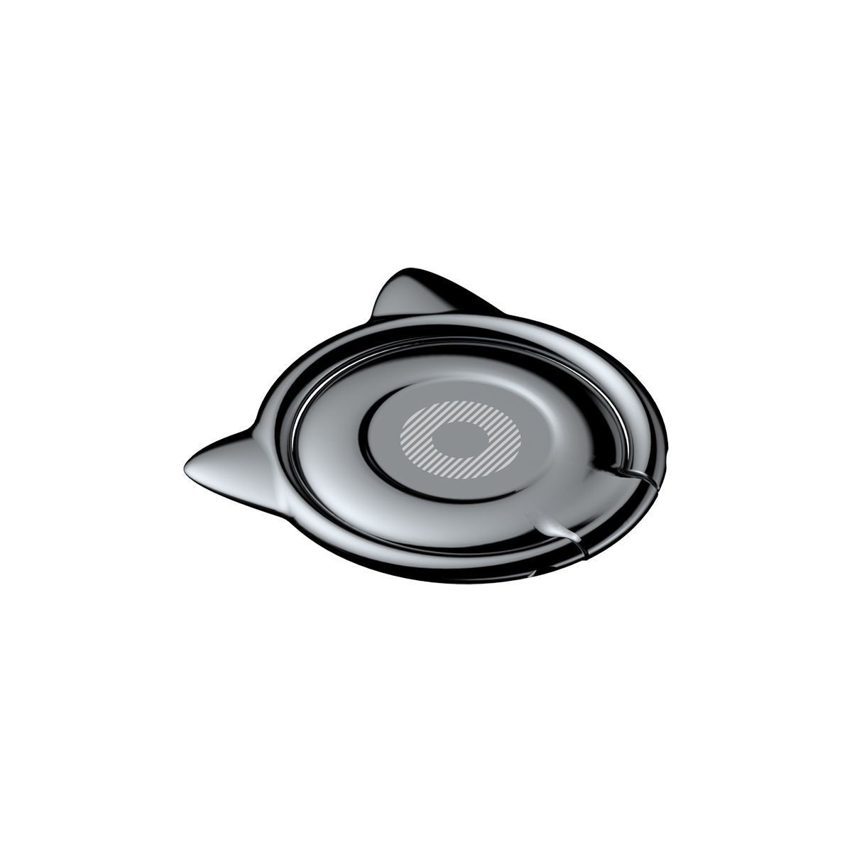 SUMA-01 Кольцо-держатель Baseus Cat Ear Ring Bracket, цвет: черный