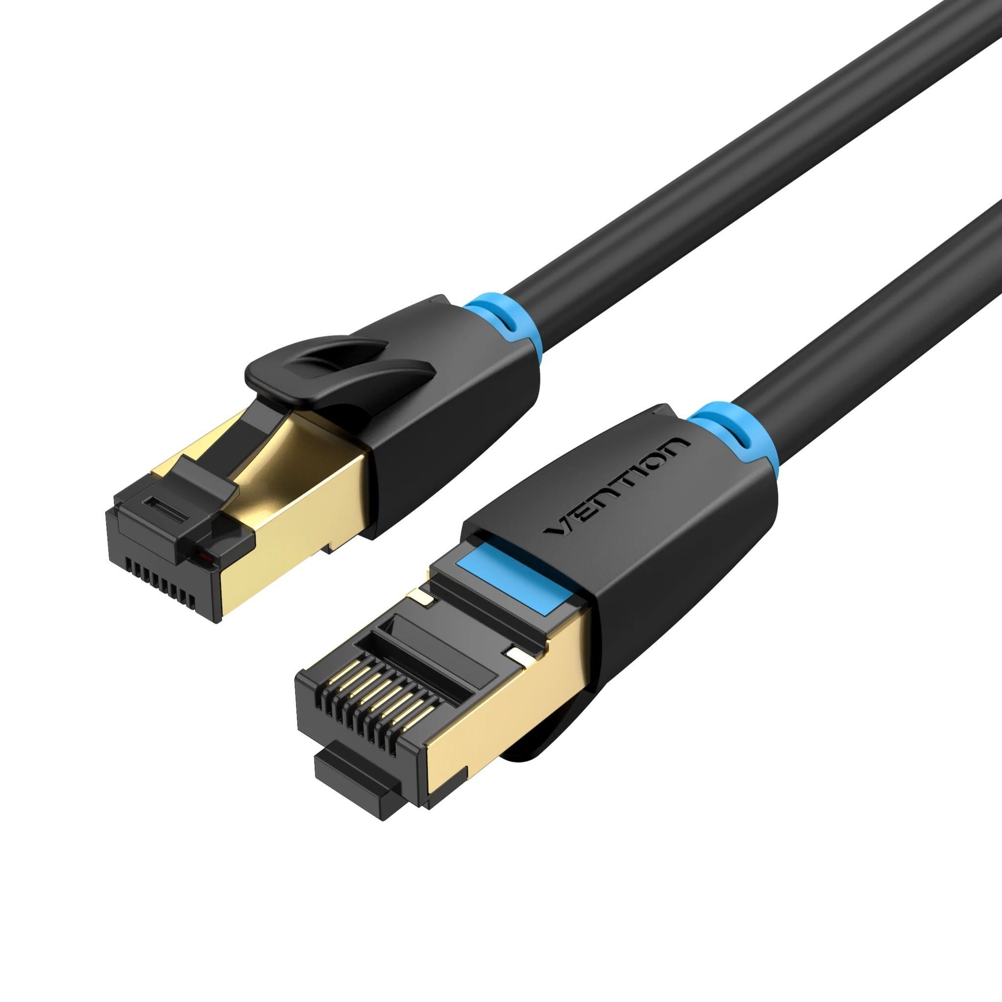 IKABQ Кабель патч-корд  Vention, Cat.8 SFTP 20M черный