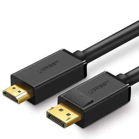 10204 Кабель Ugreen DP101 DisplayPort-HDMI, 5m, Цвет-черный.