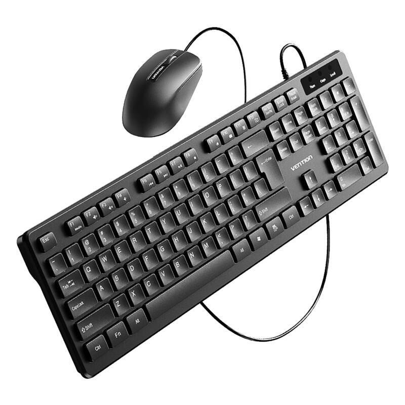 KTCB0-EN Набор проводная клавиатура и мышь USB Wired Full-Sized Keyboard and Mouse Combo Black Slim