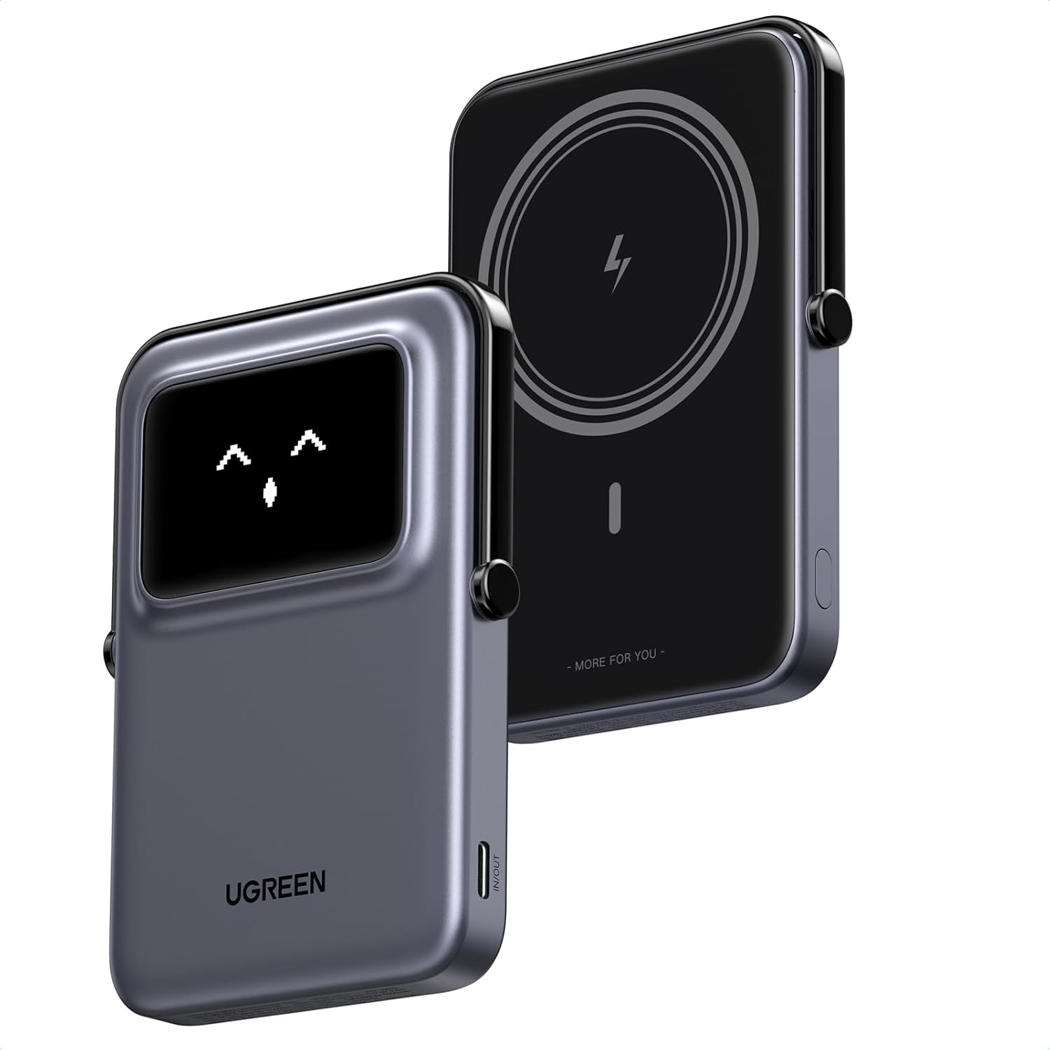 Внешний аккумулятор UGREEN PB571-35605B 5000mAh Magnetic Wireless Power Bank Gray