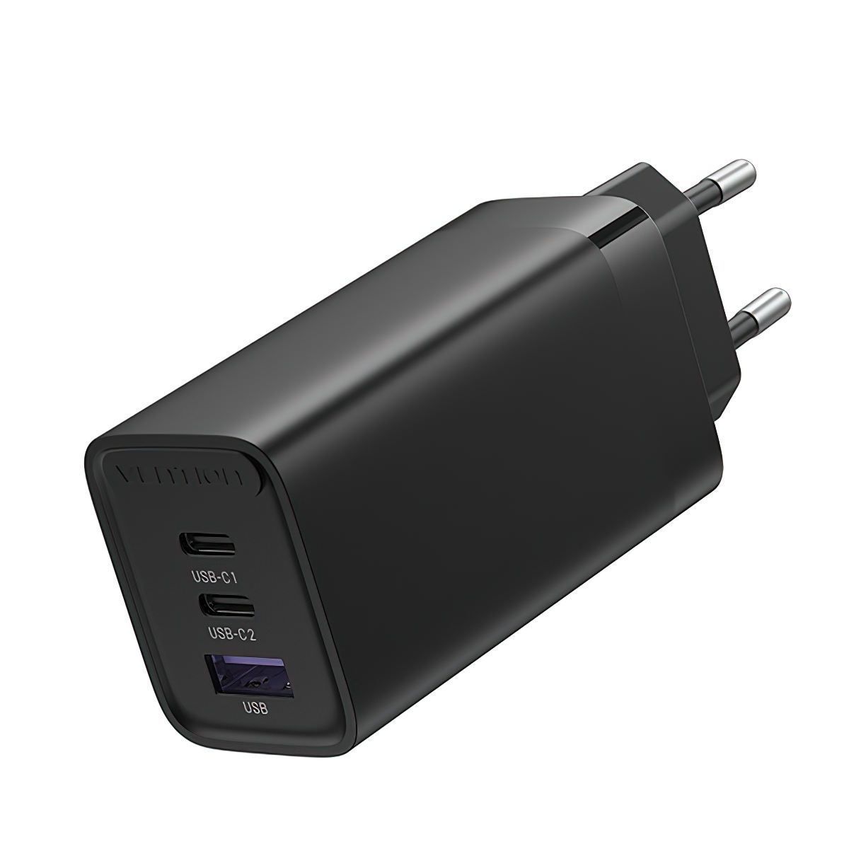 FEDB0-EU Зарядное устройство Vention USB(C+C+A) GaN (65W/30W/30W) цвет: черный