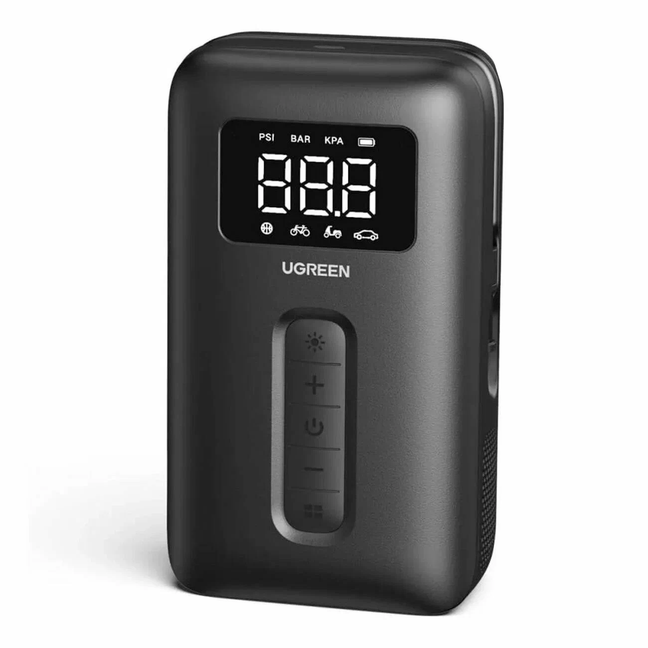 15951 Портативный насос для накачивания шин UGREEN CD259 Portable Tire Inflator. Цвет: черный