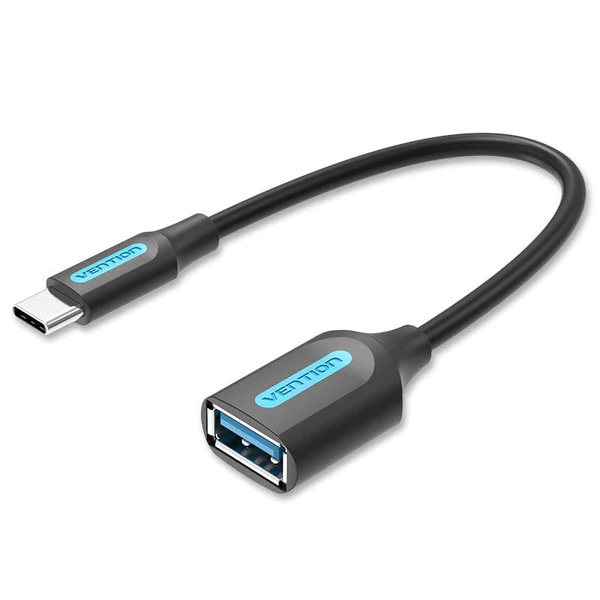 CCVBB Кабель OTG USB 3.1(Gen 1) C папа - A мама, 0.15M черный