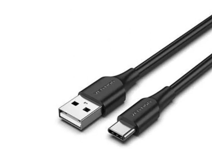 CTHBH Кабель USB 2.0 A Male to C Male 3A Cable 2M Black
