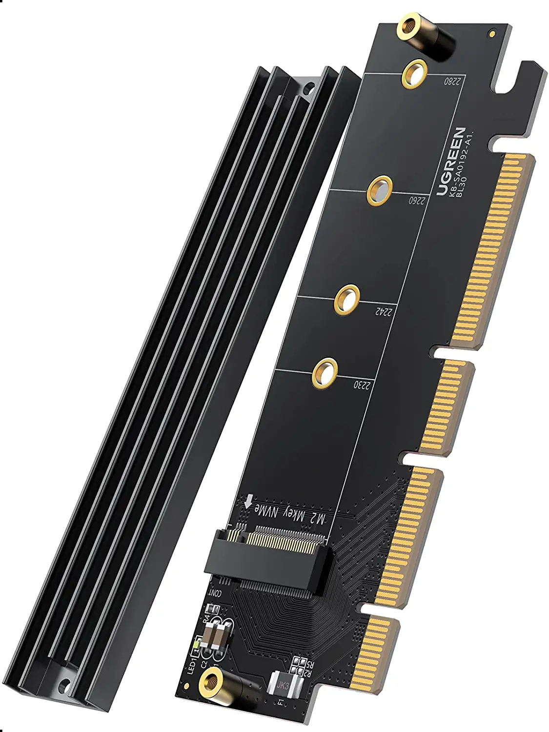 30715 Карта PCI Express UGREEN CM465 PCI Express 4.0x16 в M.2 NVME, от prem.by 