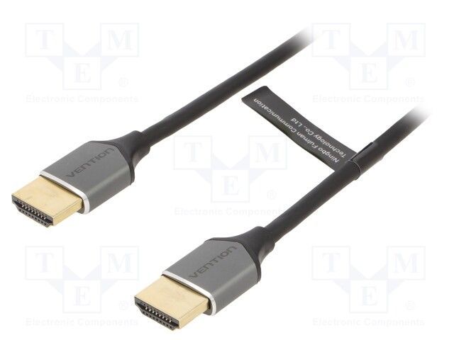 ALEHD Кабель Ultra Thin HDMI Male to Male HD Cable 0.5M Gray Aluminum Alloy Type