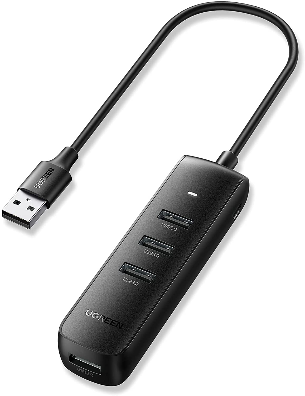 10915 Разветвитель портов Ugreen CM416 USB 3.0 - 4xUSB 3.0.Цвет- черный. Длина кабеля - 0.25м