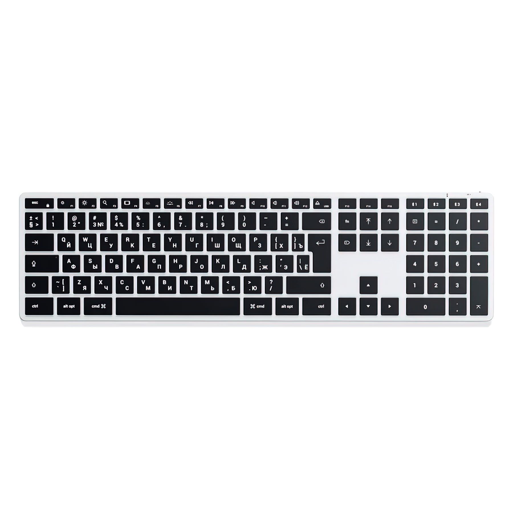 Slim X3 Беспроводная клавиатура Satechi Bluetooth Keyboard-RU. Цвет: серебристый