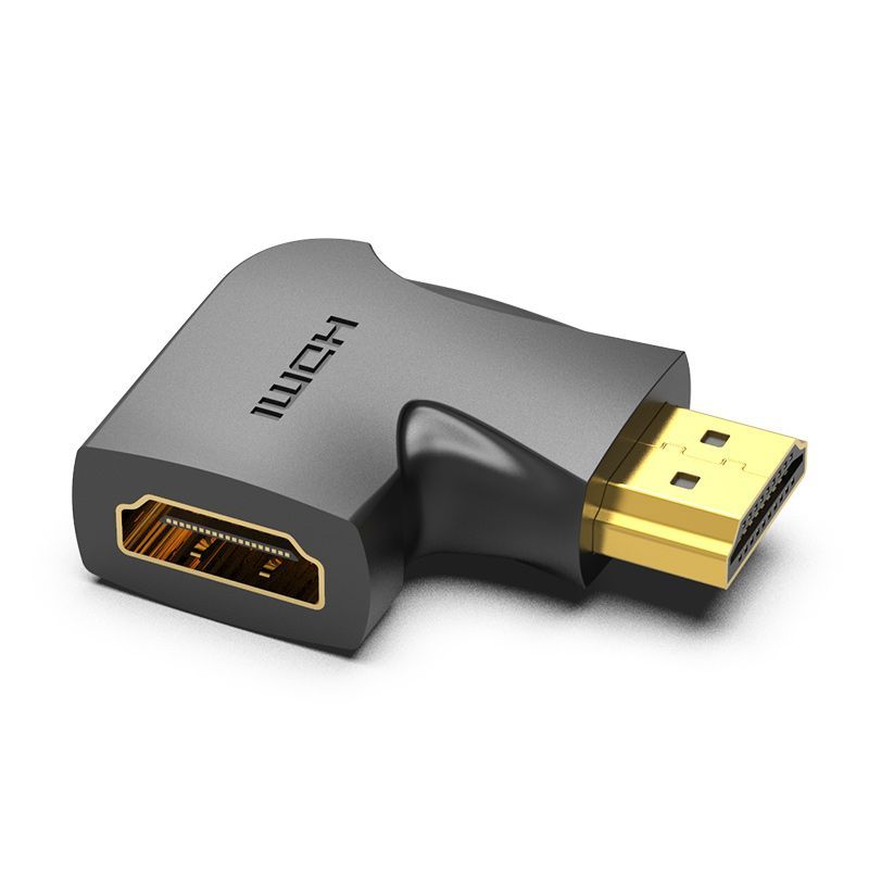 AIPB0 Переходник Vention HDMI - HDMI угловой плоский, 90 градусов, цвет: черный от prem.by 