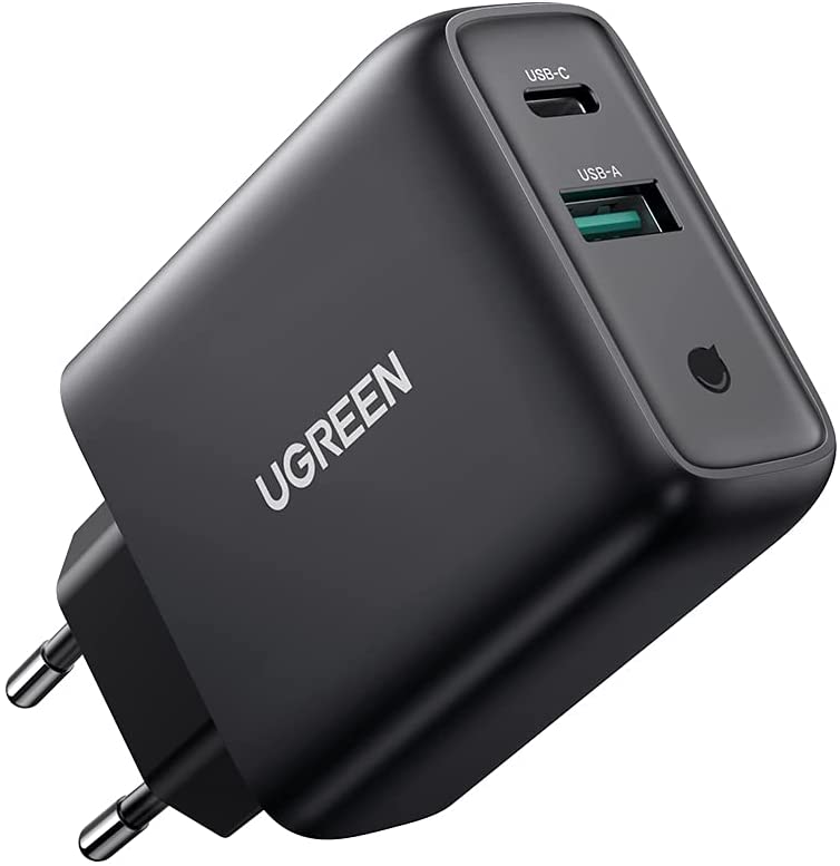 10217 UGREEN CD170 Зарядное устройство, USB-A + USB-C, 36W, цвет: черный от prem.by 