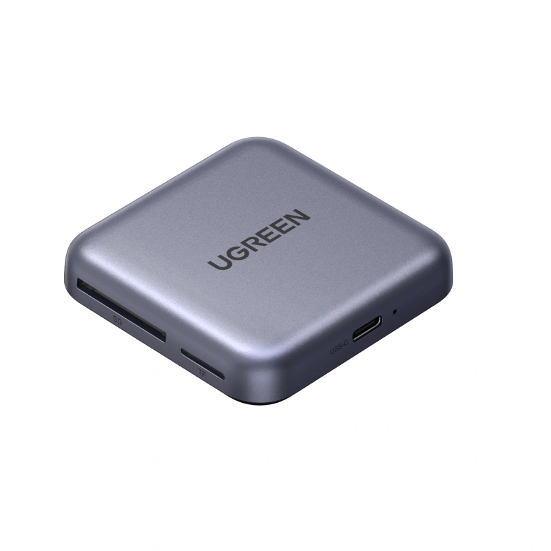 65095 Кардридер магнитный 3-в-1 UGREEN CM898 Magnetic 3-in-1 USB-C&1×SD Card Slot&TF Card Slot Car