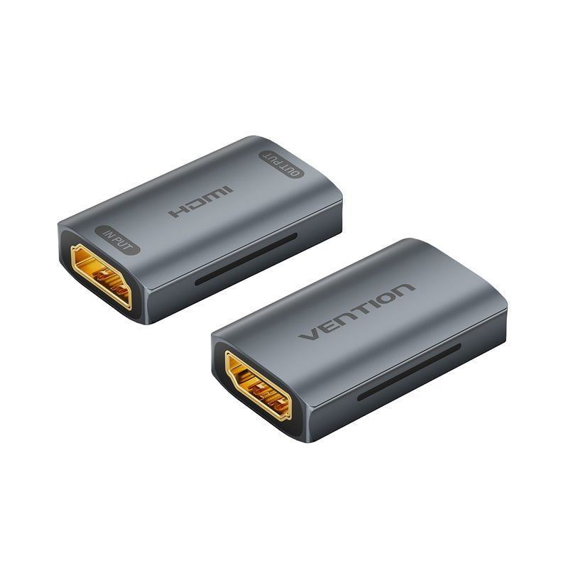AIWH0 Переходник HDMI Female to Female Repeater Gray Aluminum Alloy Type