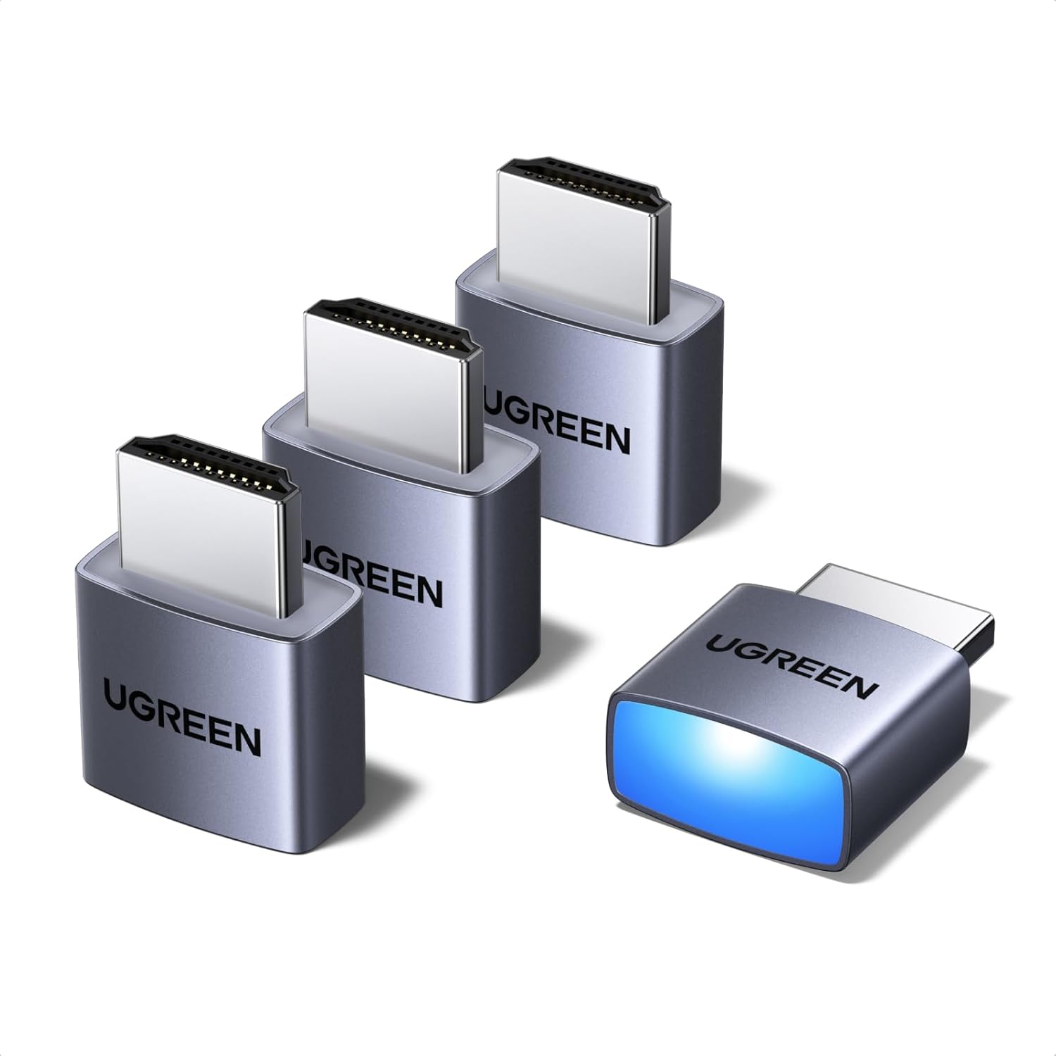 95994 Адаптер UGREEN CM775 USB-A To HDMI 4K@60Hz With LED Light Adapter 4шт. Цвет: серый космос
