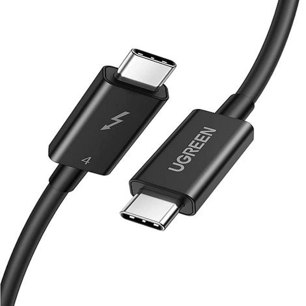 60621 Кабель UGREEN US501 USB-C - USB-C Thunderbolt 4 цвет: черный, 2M