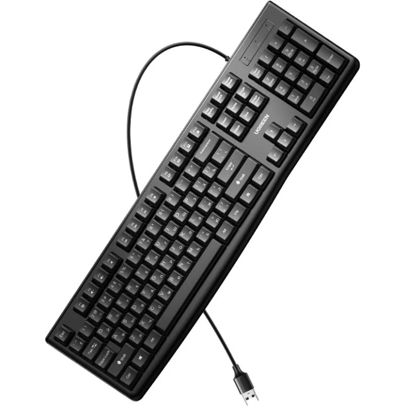 15218 Проводная клавиатура Ugreen KU003 цвет: черный
