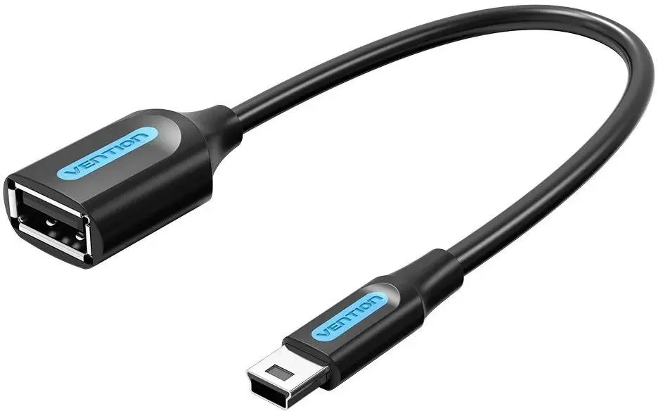 CCTBB Переходник OTG miniUSB - USB-A Vention, длина: 0.15м, черный