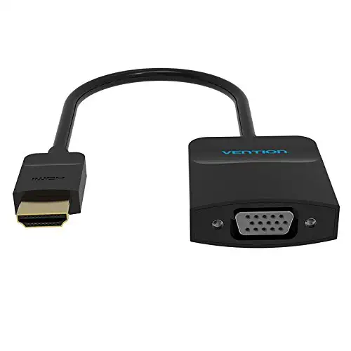 ACHBB Конвертор Vention VGA - HDMI  (аудио + доп. питание), длина: 0.15м, цвет: черный от prem.by 
