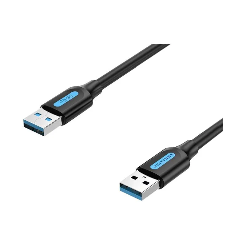 COJBG Кабель USB 2.0 A Male to A Male Cable 1.5M Black PVC Type
