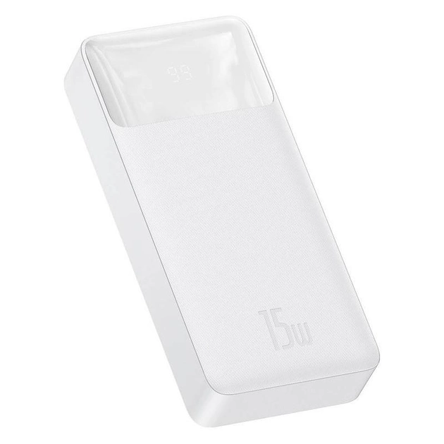 PPDML-J02 Внешний аккумулятор Baseus Bipow Digital Display Power bank 20000mAh 15W White от prem.by 
