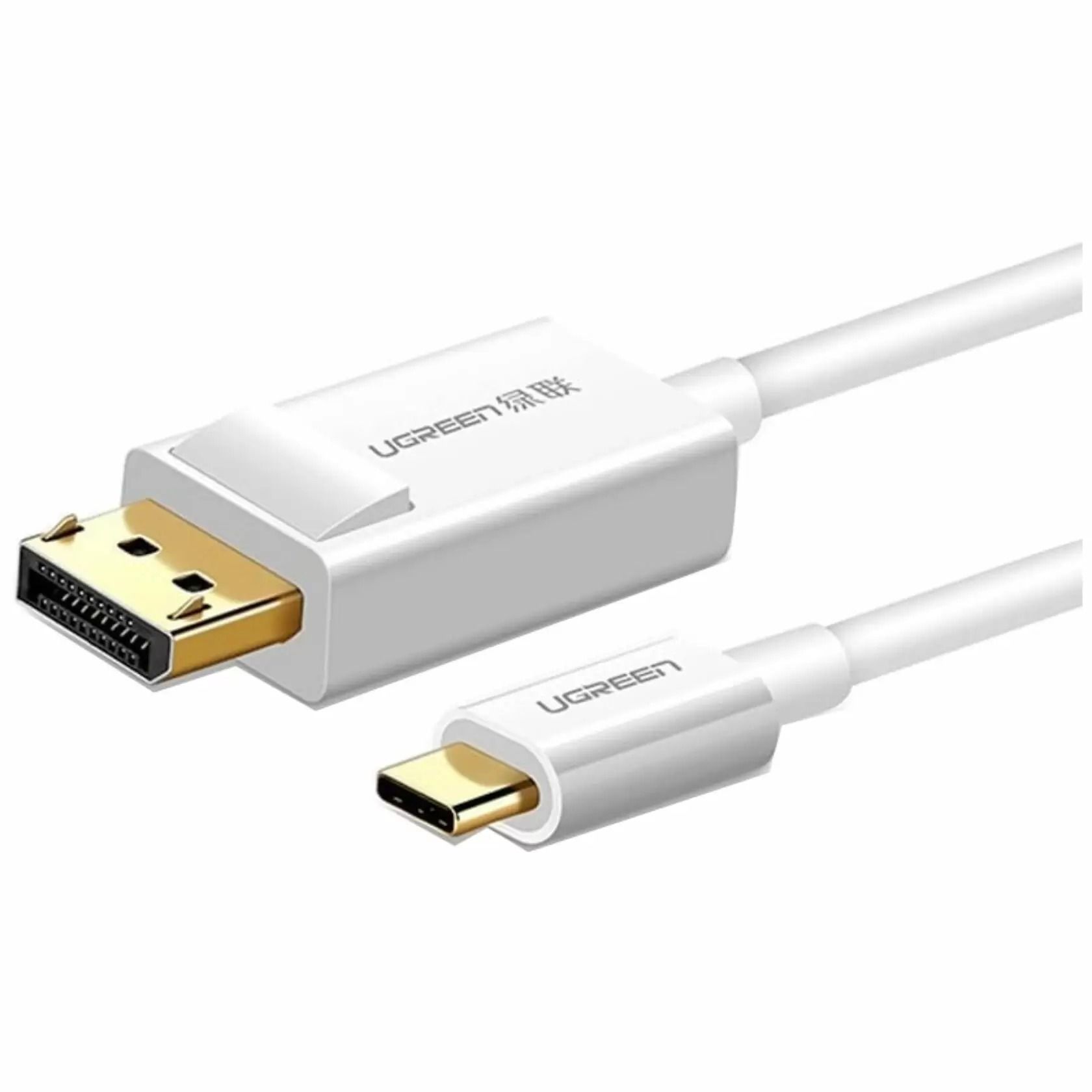 40420 Кабель UGREEN MM139 USB-C - DisplayPort, цвет: белый, 1.5M от prem.by 