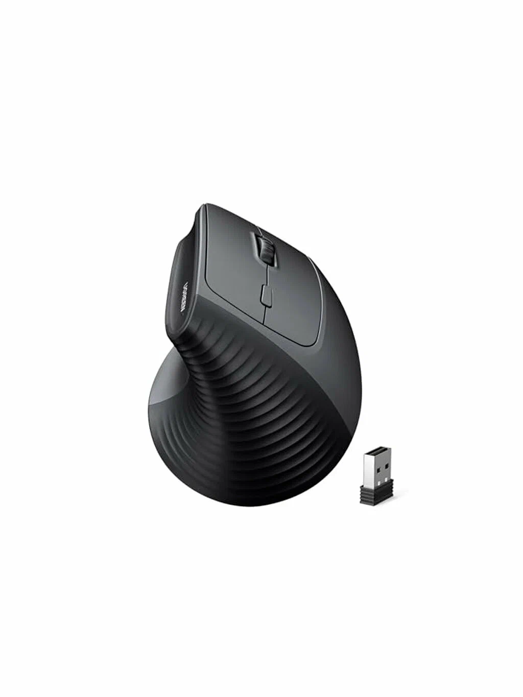 55916 Беспроводная вертикальная мышка UGREEN M571  Wireless Vertical Mouse 2.4 GHz. Цвет: черный