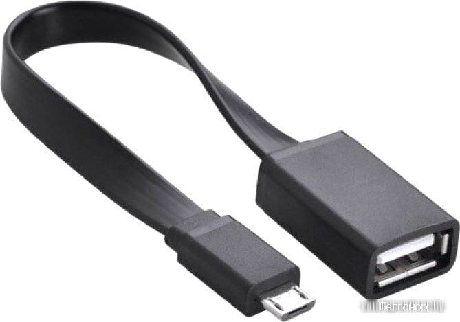 10395 Адаптер OTG UGREEN US133 MicroUSB to USB 3.0. Цвет - серебристый. Длина 15см.