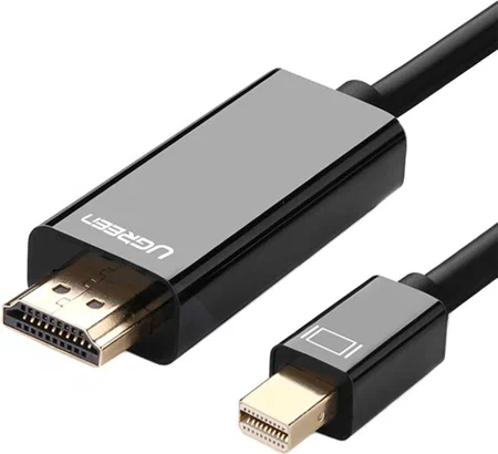 20848 Кабель Ugreen MD101 MiniDisplayPort-HDMI, 1.5m, Цвет-черный.