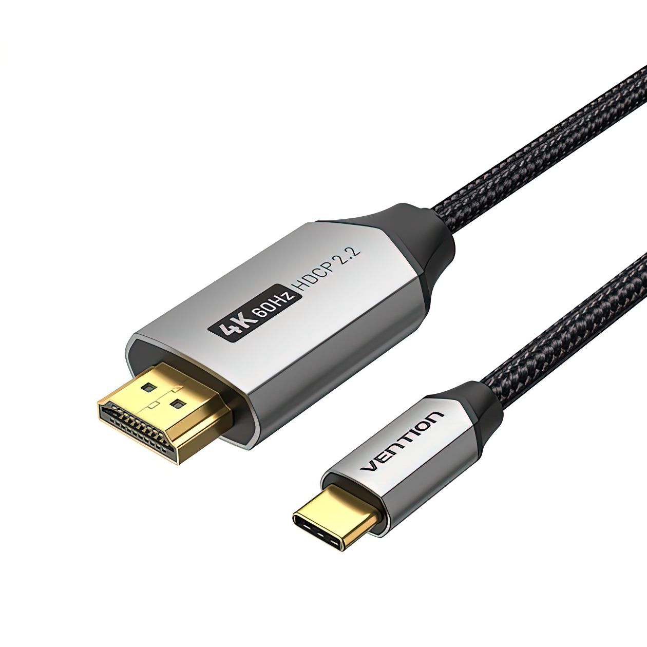 CRBBH Кабель Type-C - HDMI Vention длина: 2м, цвет: черный