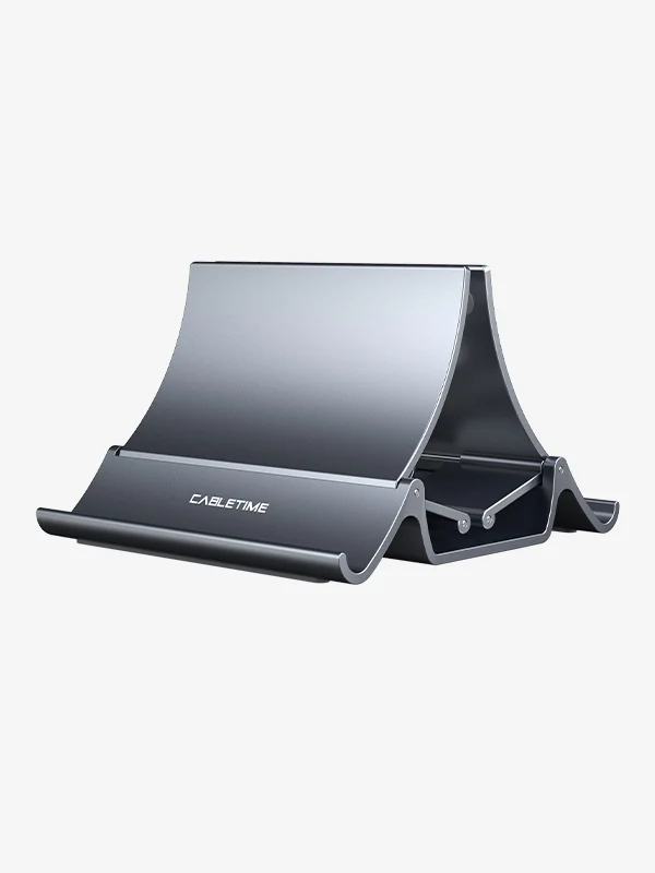 CT-VLP01-PG Подставка для ноутбука вертикальная CABLETIME, цвет: серый от prem.by 