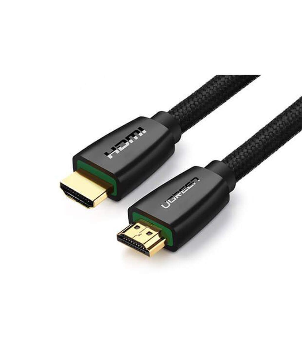 40409 Кабель Ugreen HD118 HDMI - HDMI (папа - папа), v.2.0, цвет- чёрный, длина- 1,5м