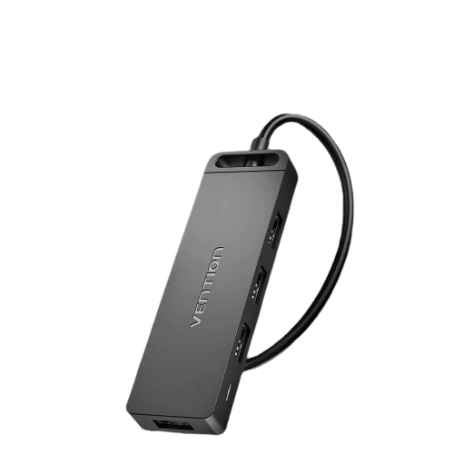 CHMBF Хаб Vention USB 2.0 - 4xUSB 2.0, длина: 1м, цвет: черный от prem.by 
