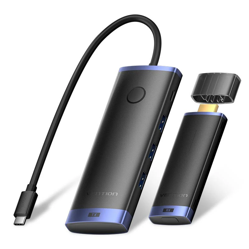 TPWH0 Док-станция USB-C - USB-A 3.2, 2xUSB-C 3.2, 2xHDMI v2.0 4K 60Hz, DP 4K 60Hz, USB-C 4K 60Hz, LAN 1Gbit, SD/TF, PD 100W