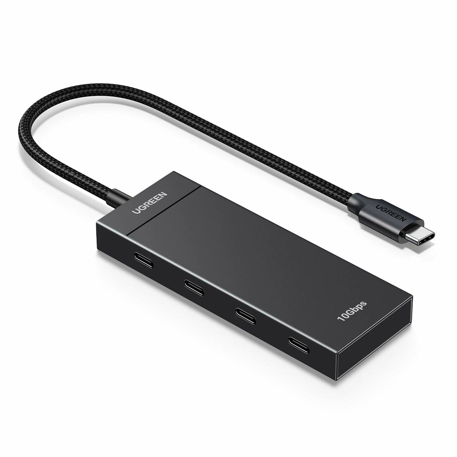 35584 Хаб UGREEN CM806 USB-C to 4xUSB-C HUB without PD. Цвет: черный