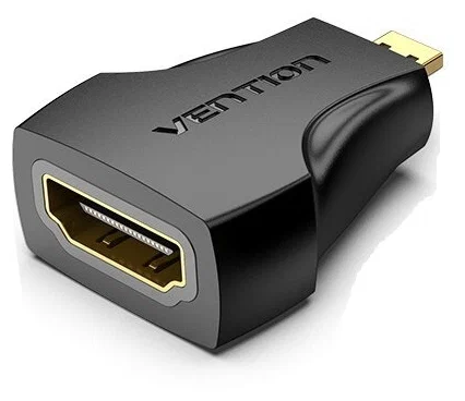 AITB0 Micro HDMI Male to HDMI Female Adapter Black