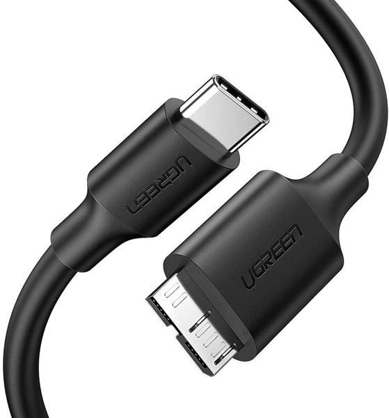 20103 Кабель UGREEN US312 USB-C - Micro B, цвет: черный, 1M от prem.by 