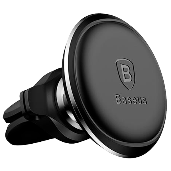  Магнитный автомобильный держатель для телефона Baseus Magnetic Air Vent Car Mount Holder, цвет -  серый/черный