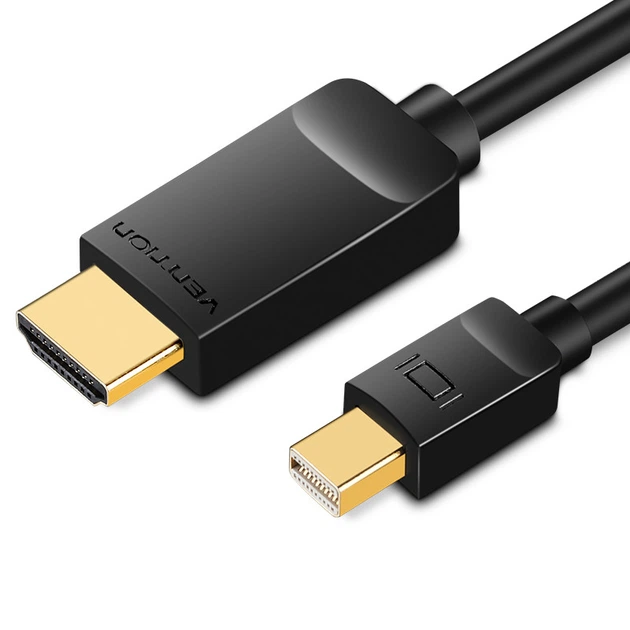 HAHBH 4K Mini DisplayPort to HDMI Cable 2M Black