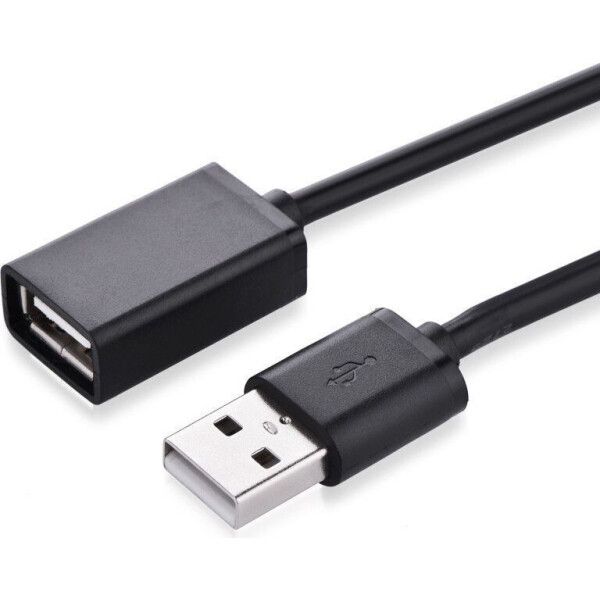 10313 Кабель UGREEN US103 USB-A - USB-A (папа-мама), цвет: черный, 0,5M от prem.by 