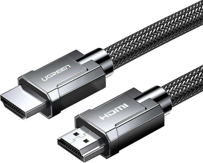 70319 Кабель UGREEN HD135 HDMI, v.2.1, цвет - темно-серый, длина - 1м